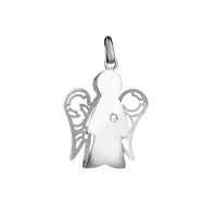 Pendente Roberto Giannotti Angeli in Oro bianco Diamante PZ582 - PZ582